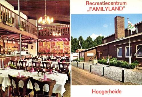 Recreatiecentrum Familyland - Hoogerheide - 2 afb - 1973 gel, Verzamelen, Ansichtkaarten | Nederland, Gelopen, Overijssel, 1960 tot 1980