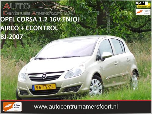Opel Corsa 1.2-16V Enjoy ( INRUIL MOGELIJK ), Auto's, Opel, Te koop, Corsa, ABS, Airbags, Airconditioning, Centrale vergrendeling