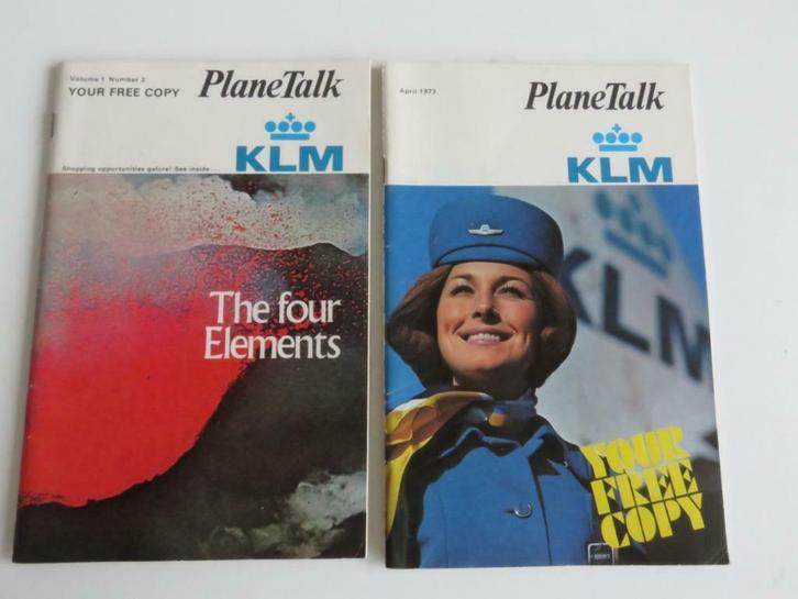 klm planetalk tijdschriften vol.1 no.2 en april 1973, Verzamelen, Luchtvaart en Vliegtuigspotten, Zo goed als nieuw, Boek of Tijdschrift