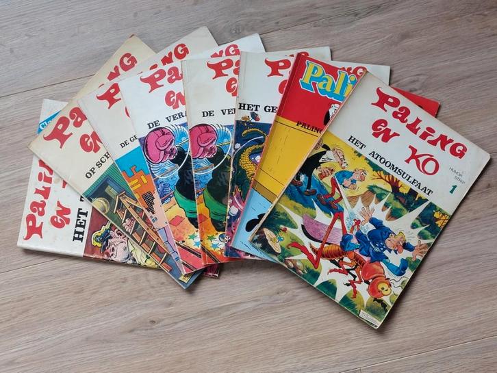 Paling en Ko (8 stuks), Boeken, Stripboeken, Gelezen, Meerdere stripboeken, Ophalen of Verzenden