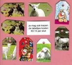 9529) geiten, bokken, schapen; labeltjes, Ophalen of Verzenden, Zo goed als nieuw, Beeldje of Figuurtje