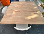Eetkamerset teak-hout, Huis en Inrichting, Tafels | Eettafels, Ophalen, Gebruikt, Vier personen, 100 tot 150 cm