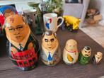 Russische Matroesjka Poppen - Politieke Figuren, Antiek en Kunst, Curiosa en Brocante, Ophalen of Verzenden