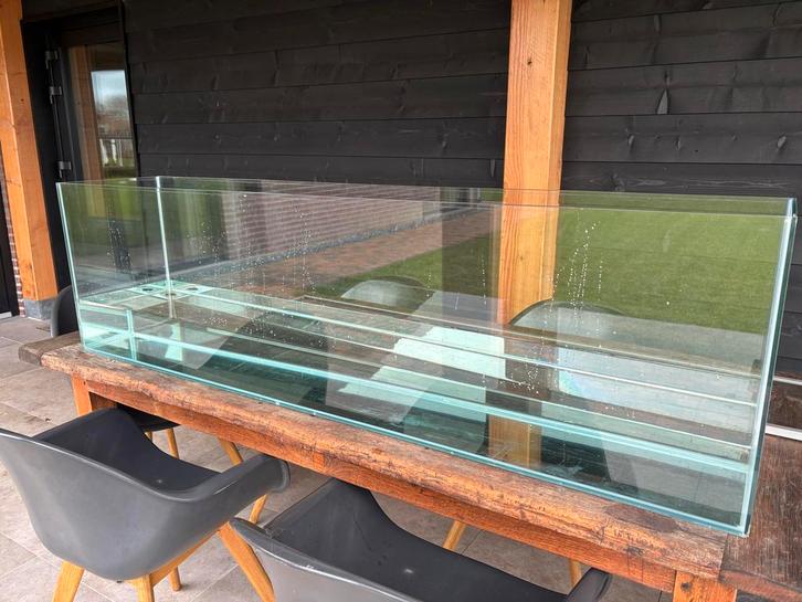 Glazen aquarium groot, Dieren en Toebehoren, Reptielen en Amfibieën | Toebehoren, Gebruikt, Ophalen