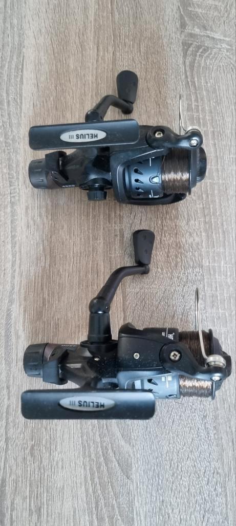 2x Baitrunner Molens - Helius III 4500, Watersport en Boten, Hengelsport | Karpervissen, Gebruikt, Molen, Ophalen of Verzenden