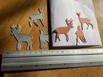 Snijmal set 3 herten K312, Hobby en Vrije tijd, Kaarten | Zelf maken, Ophalen of Verzenden, Zo goed als nieuw, Kerst, Pons of Mal