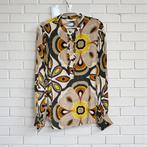 Summum Blouse Maat 38 Beige Multikleur Retro Bloemen Print, Kleding | Dames, Blouses en Tunieken, Maat 38/40 (M), Summum, S, Verzenden