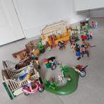 Playmobil grote set dieren paarden poppetjes, Ophalen of Verzenden, Gebruikt