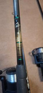 2x Handgebouwde Triton Hengels met Shimano Baitrunners, Watersport en Boten, Hengelsport | Karpervissen, Ophalen, Gebruikt, Complete set