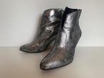 Lola Cruz leer leren enkel laars zwart zilver 38, Lola Cruz, Zwart, Lage of Enkellaarzen, Ophalen of Verzenden