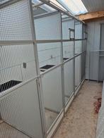 Volière 1 deel.  Aluminium en trespa, Dieren en Toebehoren, Vogels | Hokken en Kooien, Ophalen, Zo goed als nieuw, Aluminium, Volière
