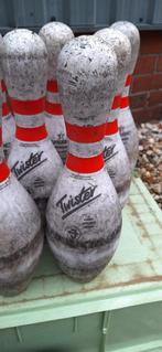Set met 10 Bowling pins, kegels en een bal🎳, Ophalen, Gebruikt, Onbekend, Bal