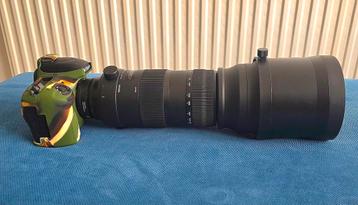 Nikon D750 met Sigma 150-600mm lens beschikbaar voor biedingen