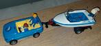Playmobil Auto met Boot op Trailer., Hobby en Vrije tijd, Ophalen