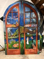 2 houten deuren Henk Schiffmacher, Ophalen of Verzenden