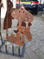Cortenstaal Paddenstoelen Tuindecoratie, Antiek en Kunst, Ophalen of Verzenden