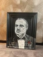 Schilderij Marlon Brando “The Godfather”, Antiek en Kunst, Ophalen of Verzenden