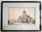 Ets of Litho Stadhuis Delft, Antiek en Kunst, Kunst | Etsen en Gravures, Ophalen of Verzenden