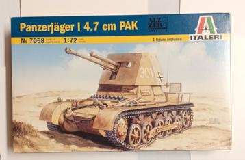 Panzerjäger I 4,7 cm PAK. Italeri 7058. Schaal 1:72.
