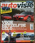 AutoVisie: Mini Mk3, Alfa 4C, Nissan Qashqai, Skoda Yeti, Boeken, Auto's | Folders en Tijdschriften, Ophalen of Verzenden, Zo goed als nieuw