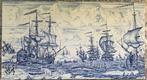 Tegeltableau Walvisvaart  - Blauw - 6x11 tegels, Ophalen