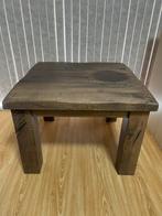 Hoektafel 60x60 eiken (De Bommel Beaufort), Huis en Inrichting, Ophalen, Rond, Zo goed als nieuw, 75 cm of meer