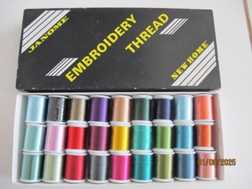 Naaimachine borduurgaren, Janome Embroidery Thread beschikbaar voor biedingen