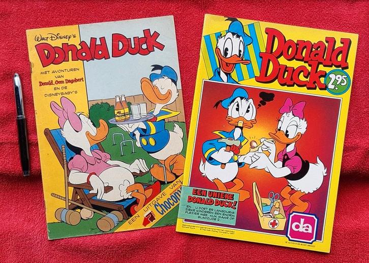 Donald Duck (chocomel en DA drogist) (1e druk), Boeken, Stripboeken, Gelezen, Meerdere stripboeken, Verzenden
