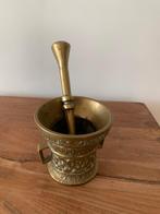 koperen vijzel met stamper, hoogte 8 cm, Antiek en Kunst, Ophalen, Koper