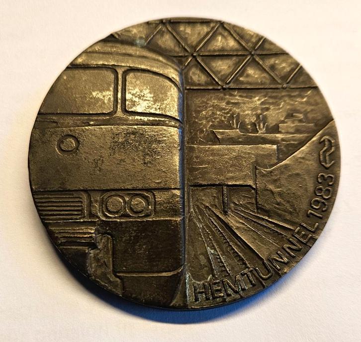 een Herdenkingsmedaille (of "penning" in het Nederlands), Postzegels en Munten, Penningen en Medailles, Brons, Nederland, Ophalen of Verzenden