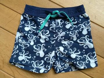 HEMA zwemshort blauw witte octopussen maat 62/68 beschikbaar voor biedingen