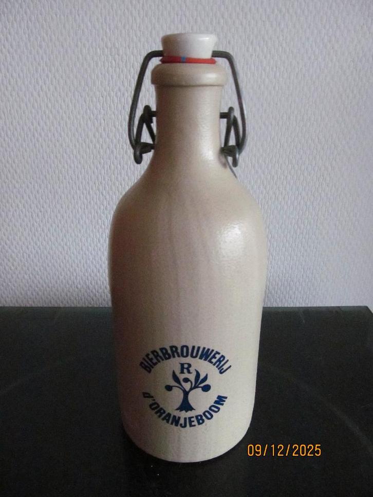 Antieke oranjeboom beugel bierfles, Verzamelen, Biermerken, Gebruikt, Flesje(s), Oranjeboom, Ophalen