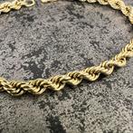 14k gouden rope armband zware schakel, Ophalen of Verzenden, Nieuw, Goud