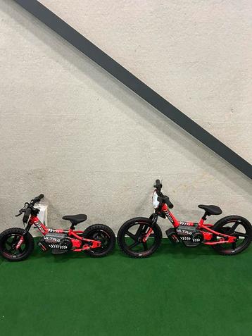 Nieuwe elektrische loopfietsen 12 of 16 inch.Diverse kleuren beschikbaar voor biedingen