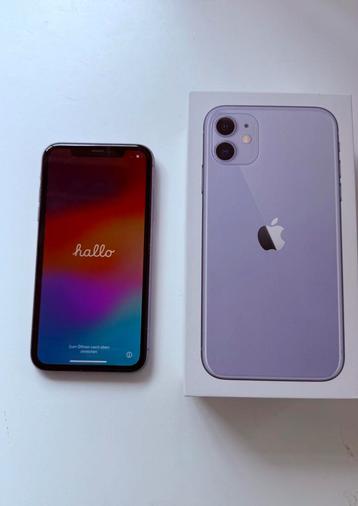 Apple iPhone 11 Purple 128GB - zonder gebreken beschikbaar voor biedingen