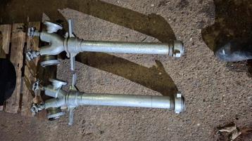 Te koop: 2x standpijp, opzetstuk, hydrant, brandkraan beschikbaar voor biedingen