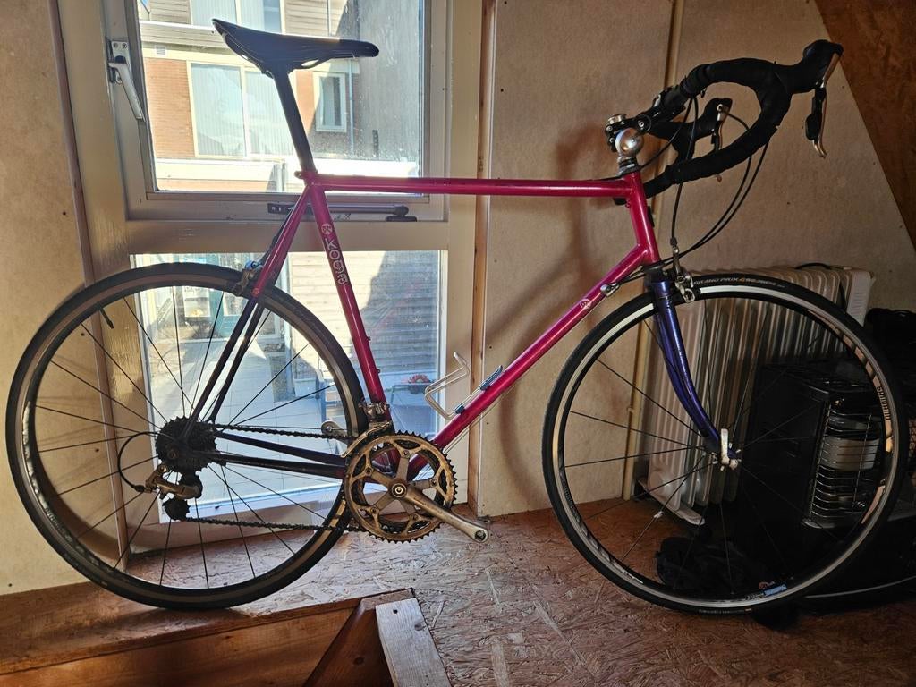 Vintage Koga racefiets, Shimano 105, Brooks C17, Fietsen en Brommers, Fietsen | Racefietsen, Gebruikt, Heren, Koga Miyata, 10 tot 15 versnellingen