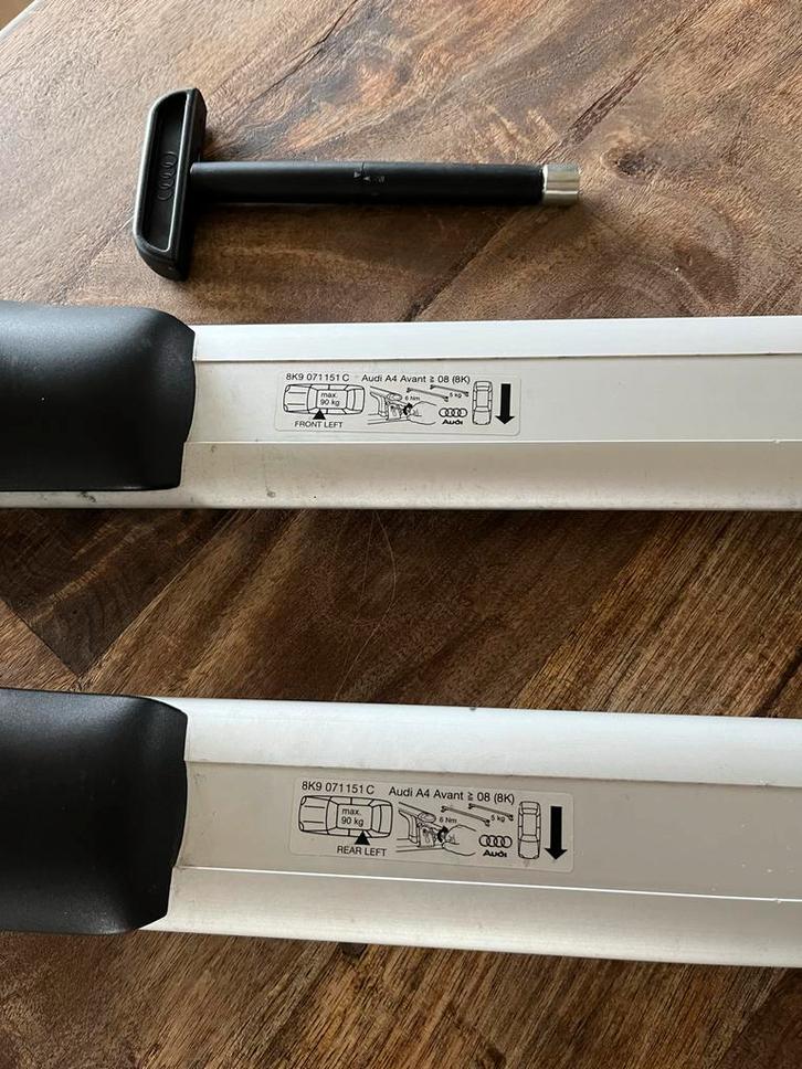 Originele Audi A4 Avant Dakdragers (2015) - Izgs!, Auto diversen, Dakdragers, Zo goed als nieuw, Ophalen of Verzenden