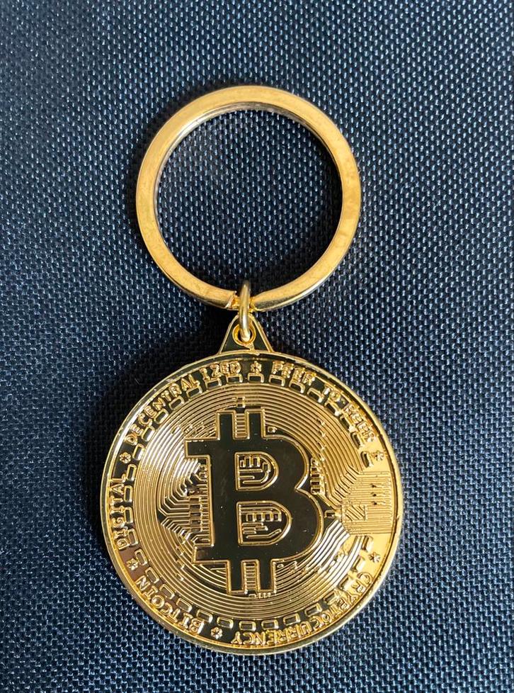 Bitcoin munt sleutelhanger, Verzamelen, Sleutelhangers, Nieuw, Overige typen, Ophalen of Verzenden
