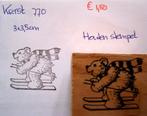 Kerst 770 Houten stempel, Hobby en Vrije tijd, Stempelen, Ophalen of Verzenden, Gebruikt, Houten stempel
