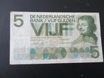 Bankbiljet 5 gulden 1966, Ophalen of Verzenden, 5 gulden, Los biljet