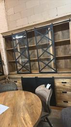 Vitrinekast 200cm mango direct leverbaar, Ophalen, Outletliving7@gmail.com, Nieuw, Outlet