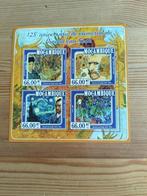 Postzegels schilderijen van Gogh blok Mozambique, Verzenden, Postfris, Overige thema's