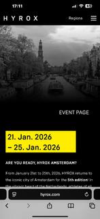 HYROX Amsterdam Dames double gezocht, Ophalen of Verzenden