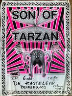 Poster 50x70 Son of Tarzan jaren 80, Deurposter of groter, Ophalen of Verzenden, Muziek, Rechthoekig Staand