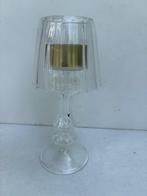 GLAZEN LAMPJE MET WAXINELICHT, Antiek en Kunst, Curiosa en Brocante, Ophalen of Verzenden