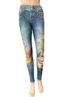 Bejeweled By Susan Fixel leggings, Bejeweled by susan fixel, Lang, Blauw, Zo goed als nieuw