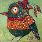 Flierefluiter grote kleurrijke kunst  abstract modern, Ophalen of Verzenden