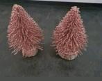 2 kerstboompjes 17 cm hoog nieuw, Ophalen of Verzenden, Zo goed als nieuw