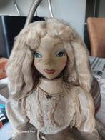 Franse Brocante Sleetse Sofadoll  Pop, Ophalen of Verzenden